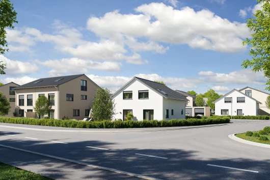 Exklusive Doppelhaushälfte – Erstbezug in Nittenau